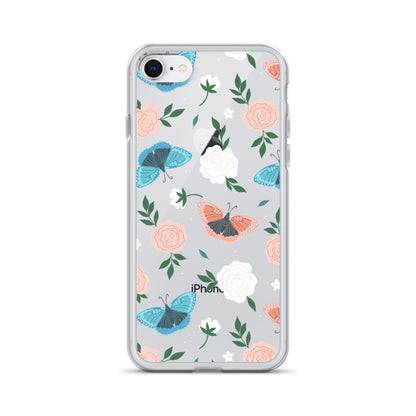 White Blossom Clear iPhone Case iPhone 7/8