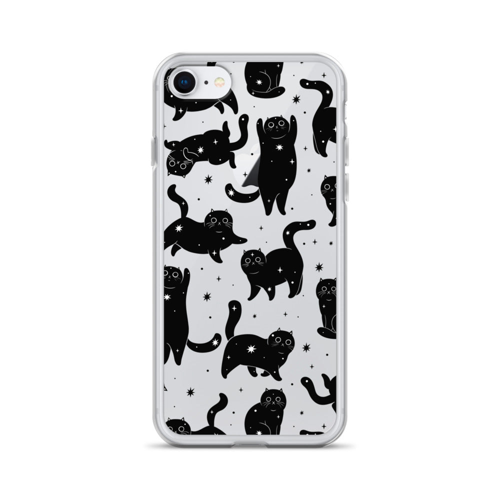 Star Cats Clear iPhone Case iPhone 7/8