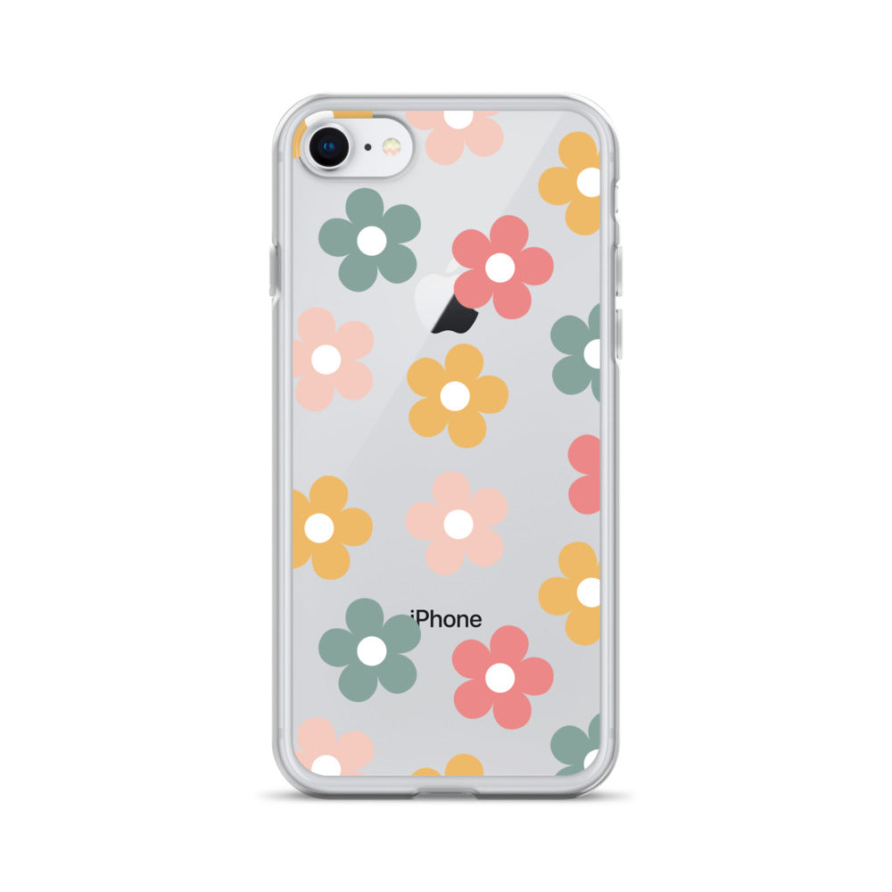 Boho Garden Clear iPhone Case