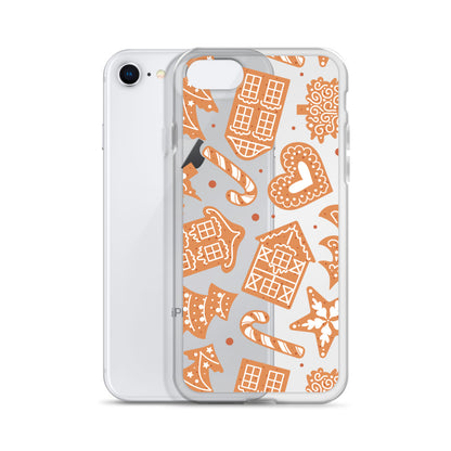 Gingerbread Clear iPhone Case