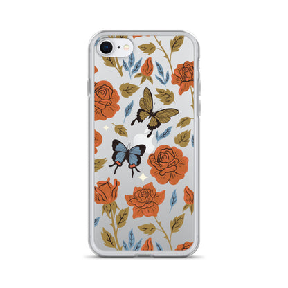 Butterfly Spices Clear iPhone Case iPhone SE