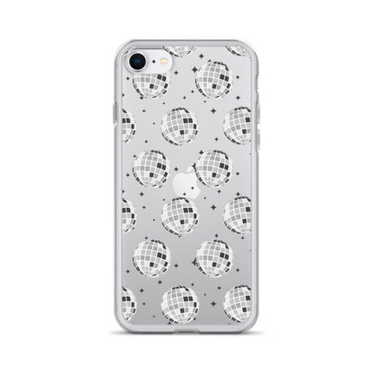 Disco Balls Clear iPhone Case