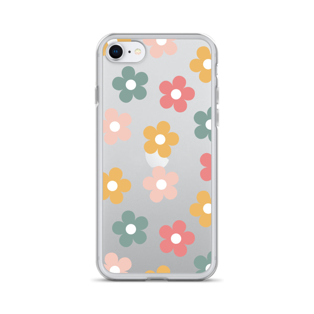 Boho Garden Clear iPhone Case