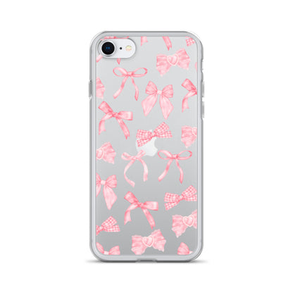 Bow Delight Clear iPhone Case