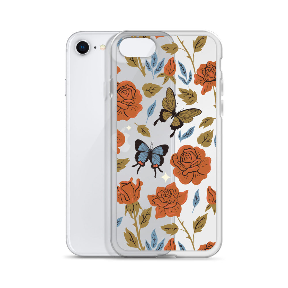 Butterfly Spices Clear iPhone Case