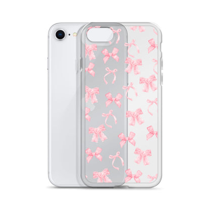 Coquette Bows Clear iPhone Case