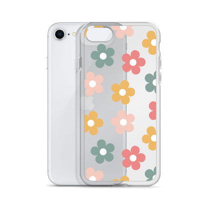 Boho Garden Clear iPhone Case