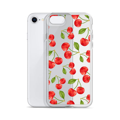 Cherry Clear iPhone Case