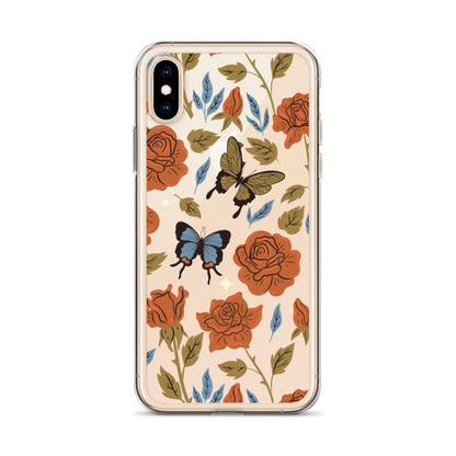 Butterfly Spices Clear iPhone Case