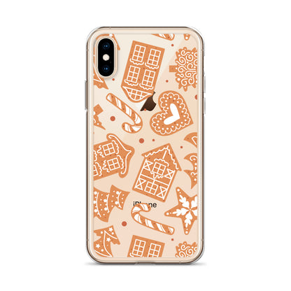 Gingerbread Clear iPhone Case