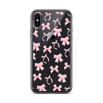 Coquette Bows Clear iPhone Case