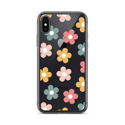 Boho Garden Clear iPhone Case