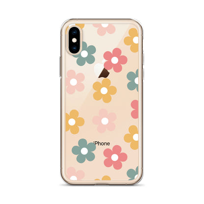 Boho Garden Clear iPhone Case