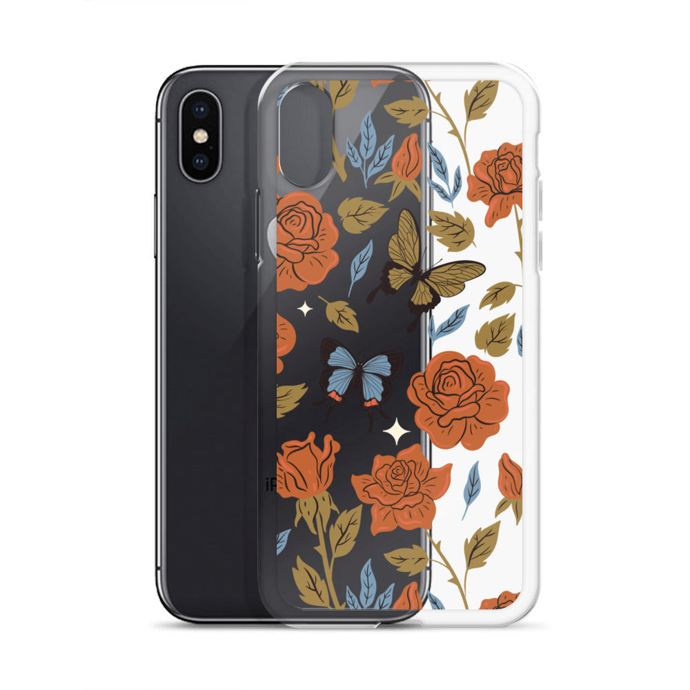 Butterfly Spices Clear iPhone Case