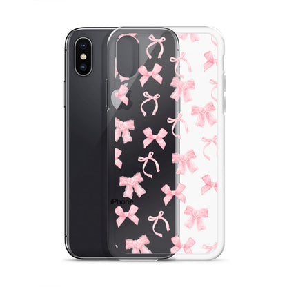 Coquette Bows Clear iPhone Case