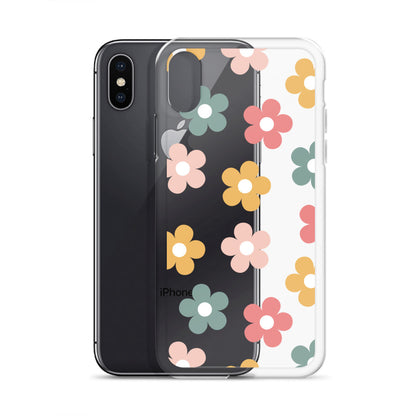 Boho Garden Clear iPhone Case