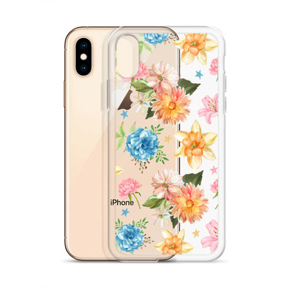 Floral Fiesta Clear iPhone Case