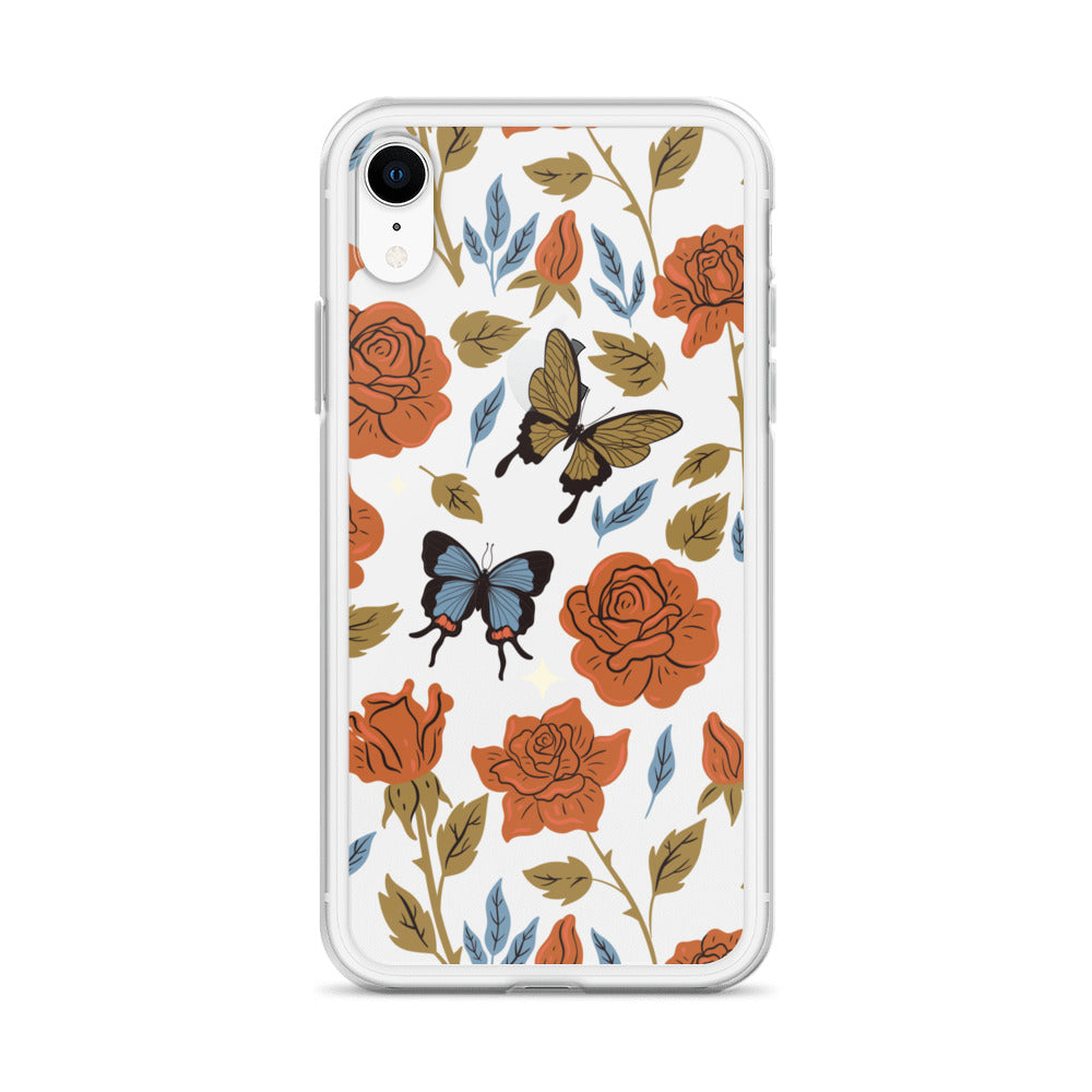 Butterfly Spices Clear iPhone Case