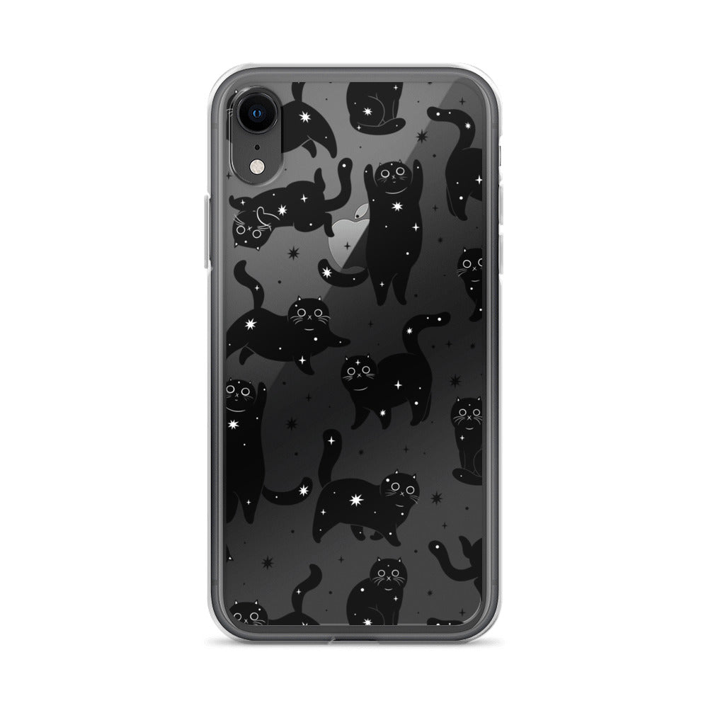 Star Cats Clear iPhone Case iPhone XR