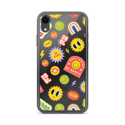 Good Vibes Clear iPhone Case iPhone XR
