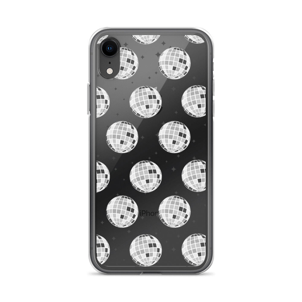 Disco Balls Clear iPhone Case