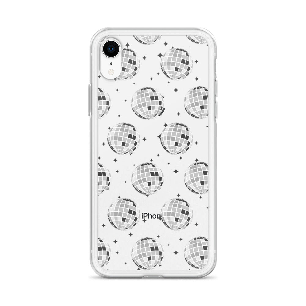 Disco Balls Clear iPhone Case