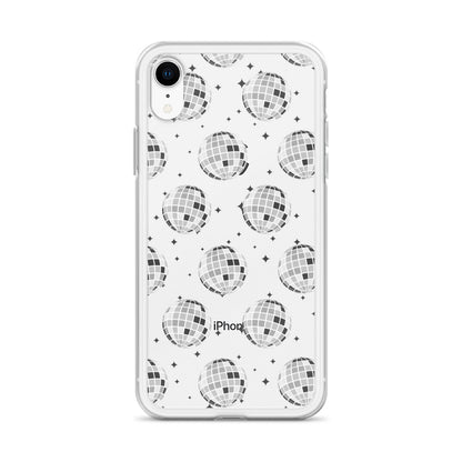 Disco Balls Clear iPhone Case