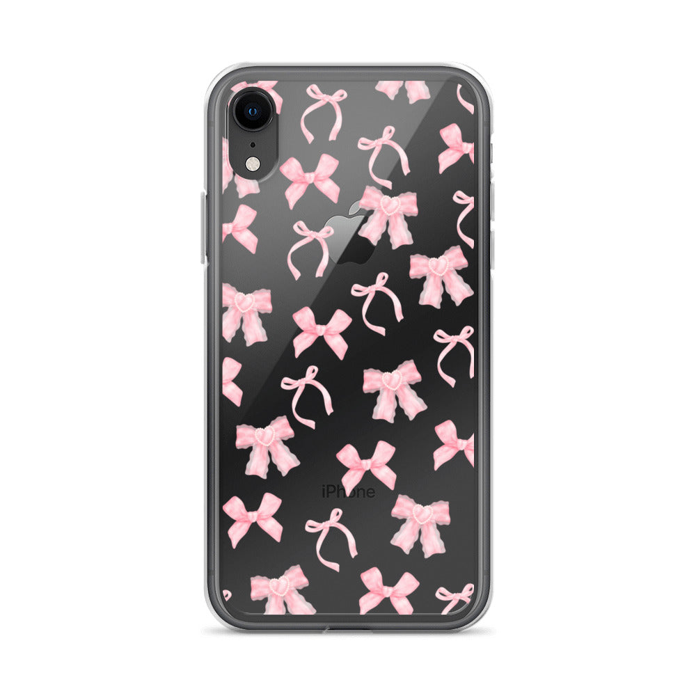 Coquette Bows Clear iPhone Case