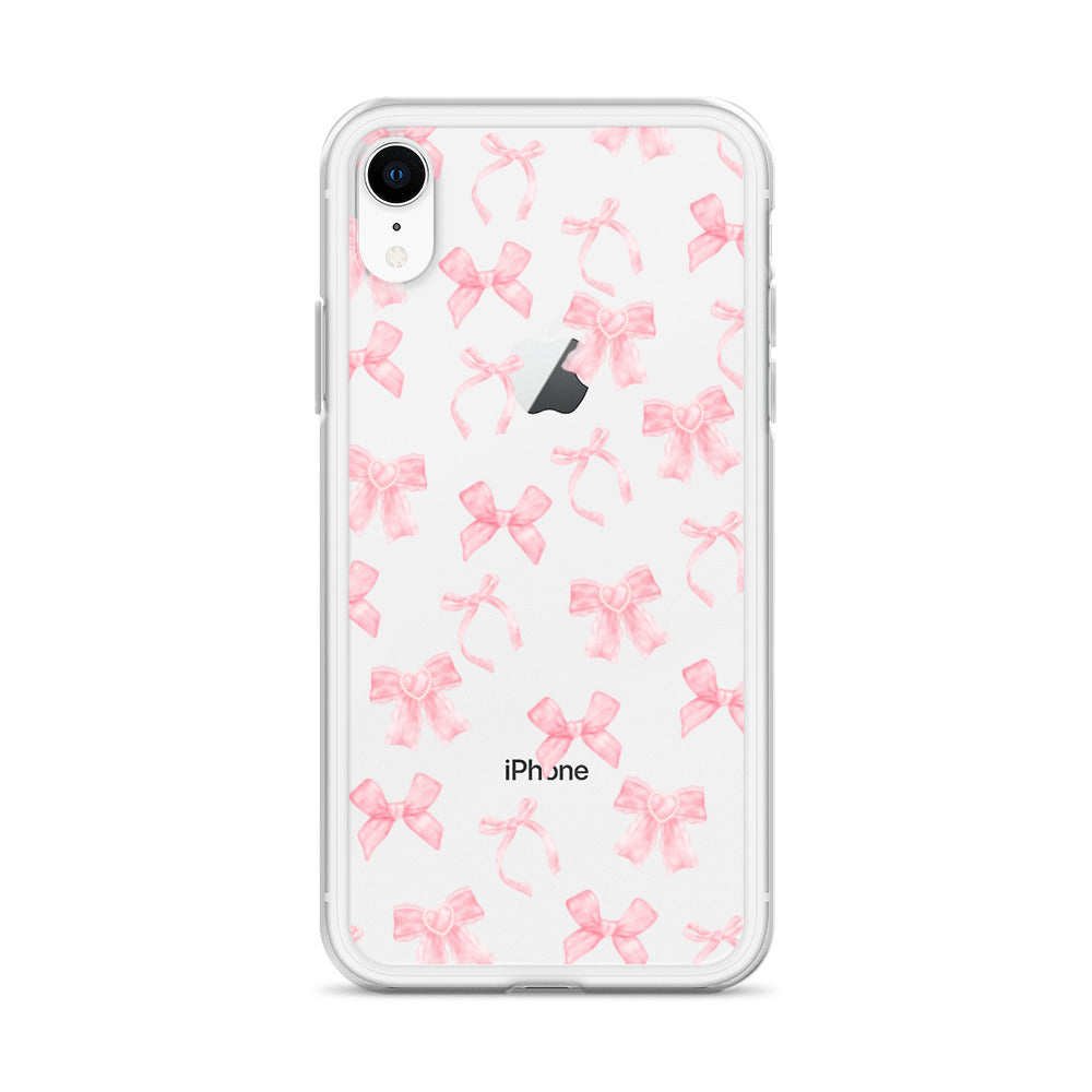 Coquette Bows Clear iPhone Case