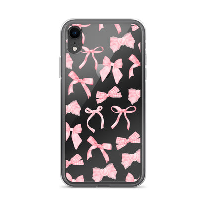 Bow Delight Clear iPhone Case