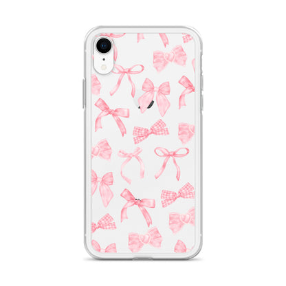 Bow Delight Clear iPhone Case