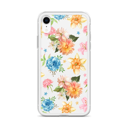 Floral Fiesta Clear iPhone Case