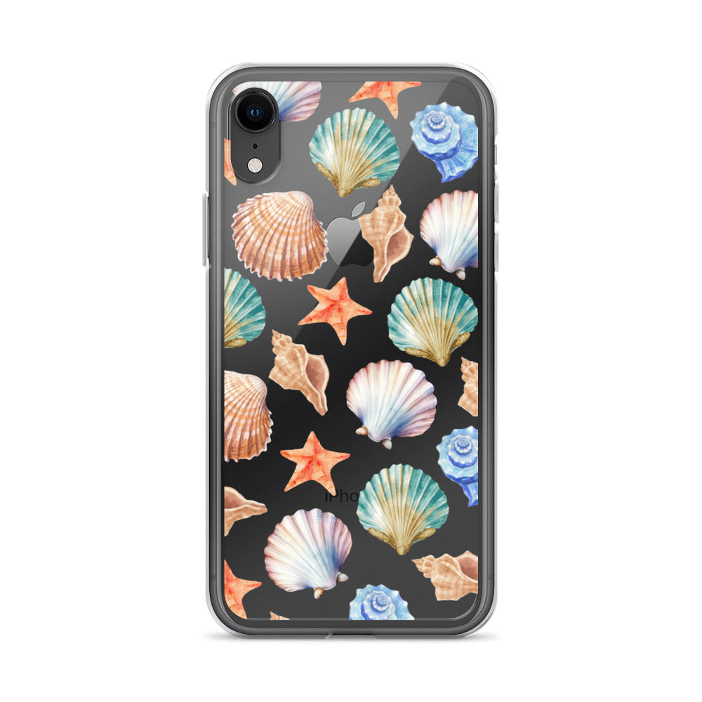 Seashell Breeze Clear iPhone Case