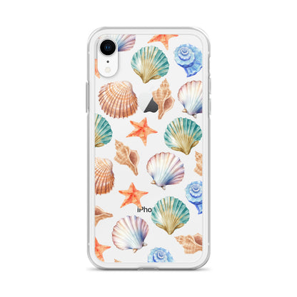 Seashell Breeze Clear iPhone Case