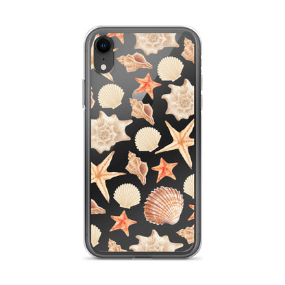 Sunset Shells Clear iPhone Case