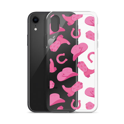 Pink Rodeo Clear iPhone Case