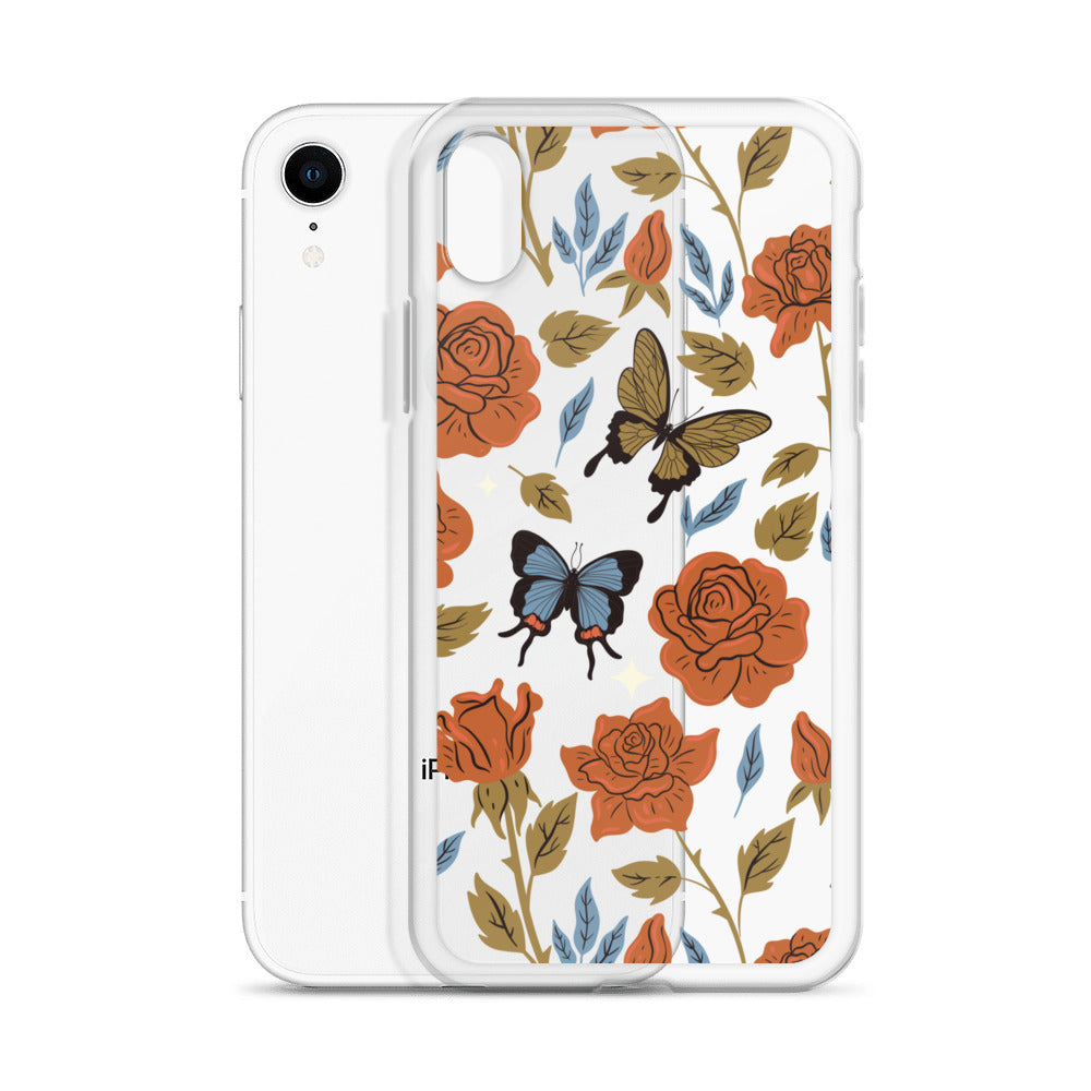 Butterfly Spices Clear iPhone Case