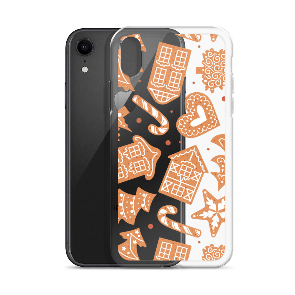 Gingerbread Clear iPhone Case