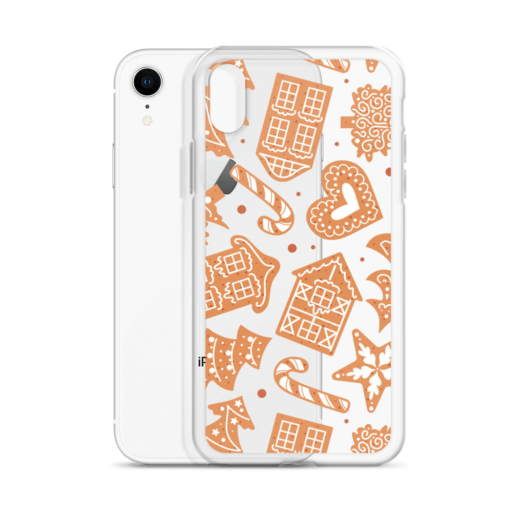 Gingerbread Clear iPhone Case