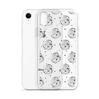 Disco Balls Clear iPhone Case