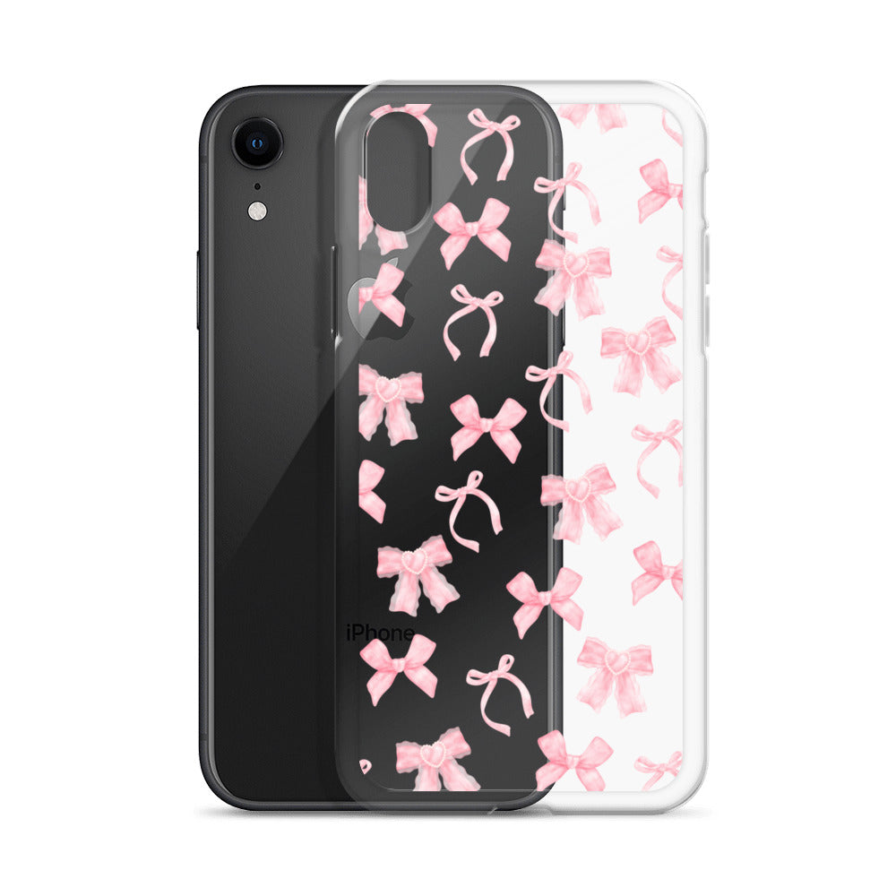 Coquette Bows Clear iPhone Case