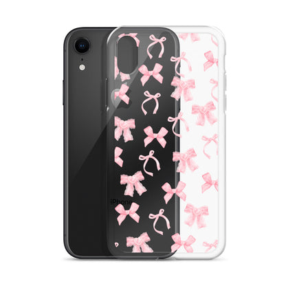 Coquette Bows Clear iPhone Case