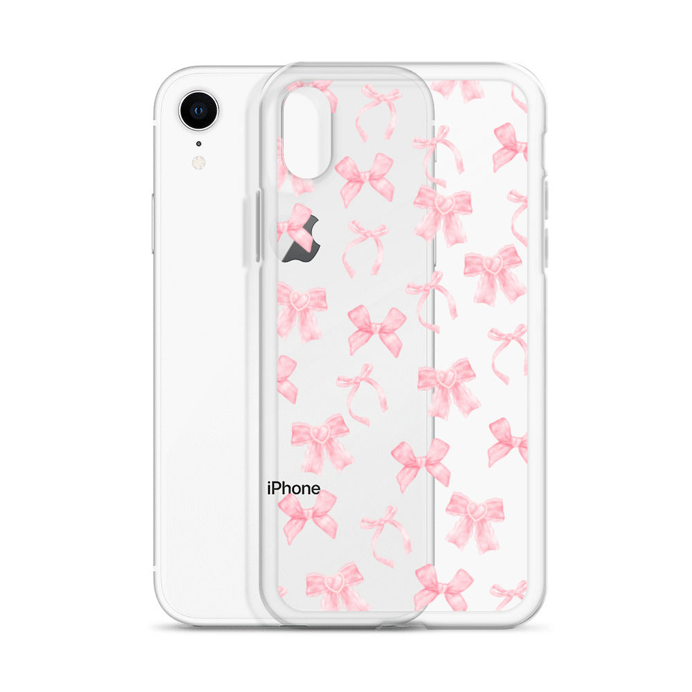 Coquette Bows Clear iPhone Case