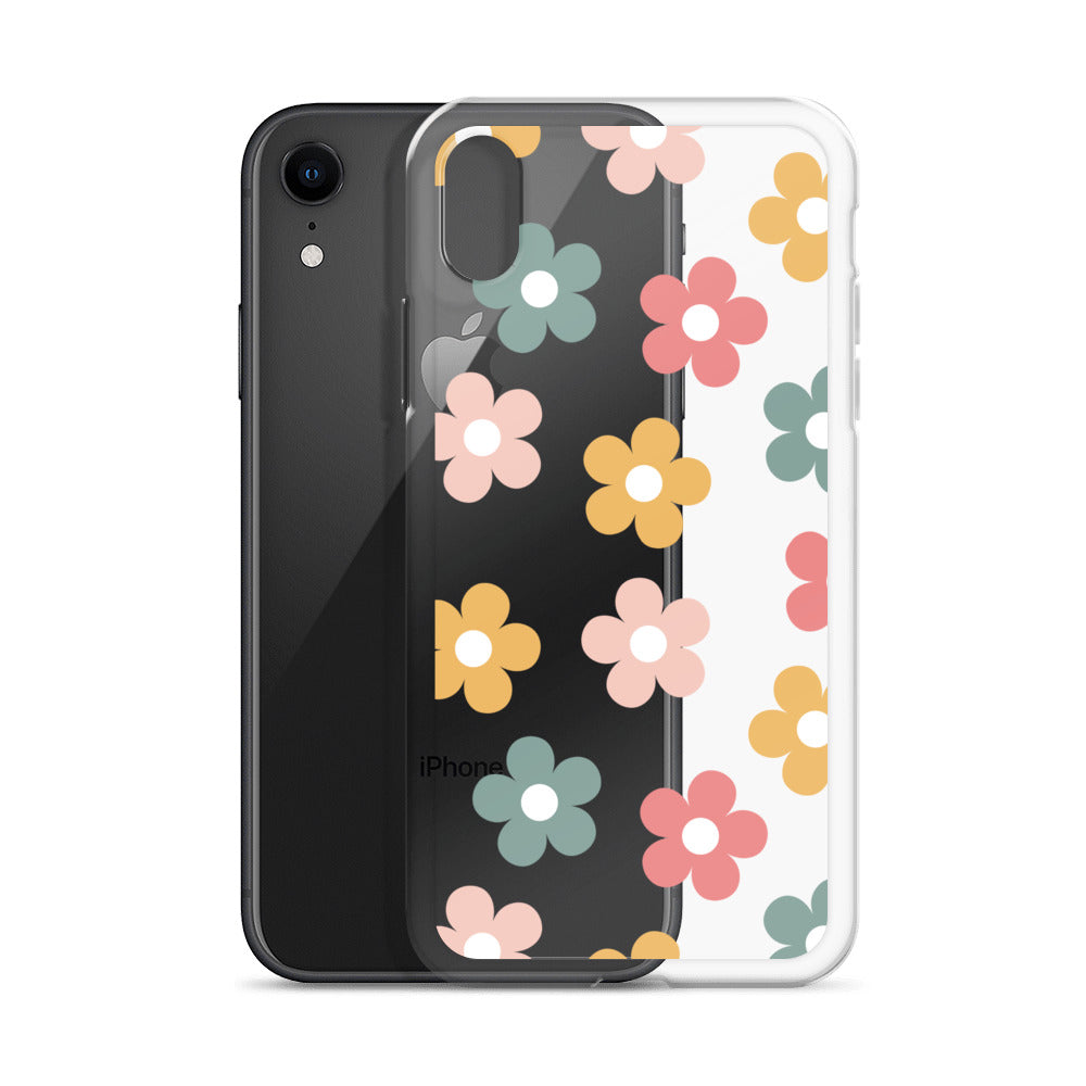 Boho Garden Clear iPhone Case