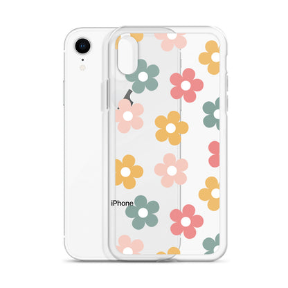 Boho Garden Clear iPhone Case