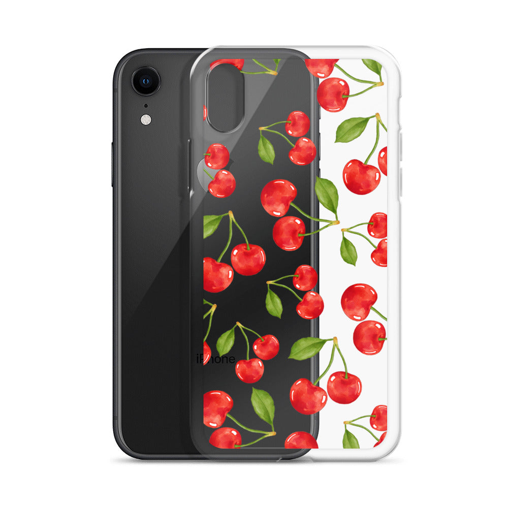 Cherry Clear iPhone Case