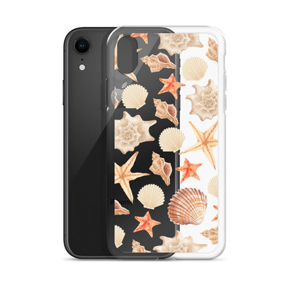 Sunset Shells Clear iPhone Case