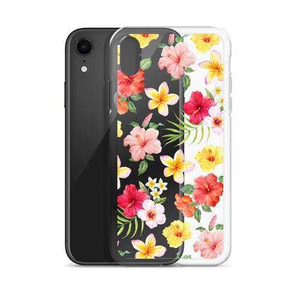 Hibiscus Clear iPhone Case