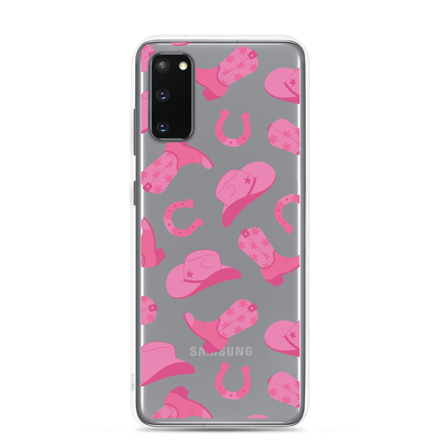 Pink Rodeo Clear Samsung Case