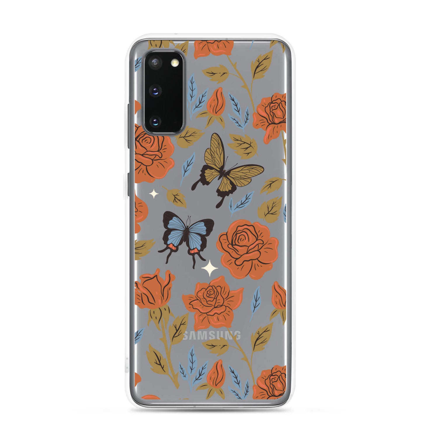 Butterfly Spices Clear Samsung Case